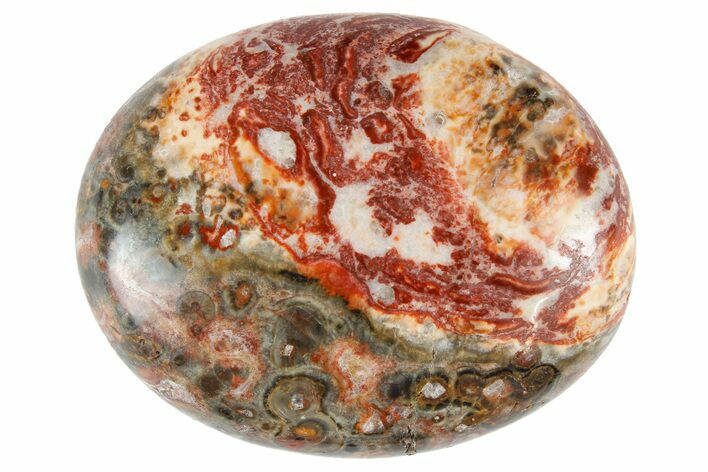 Polished Leopard Skin Jasper Pocket Stones - 1.8" Size - Photo 1